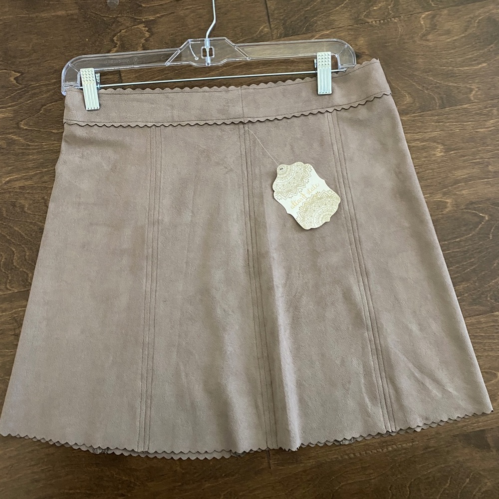 Alter’d State Suede Taupe Shirt